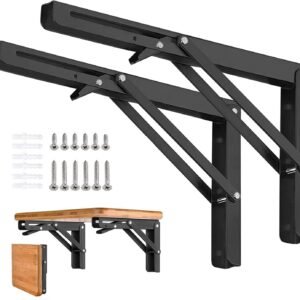 Heavy-Duty Folding Shelf Brackets